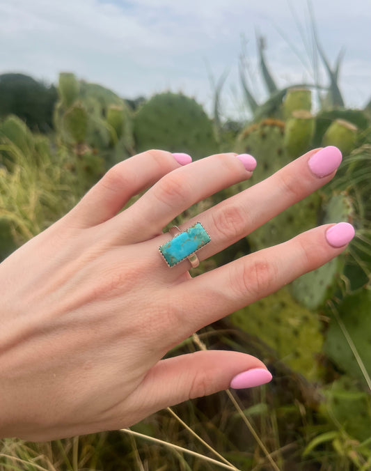 Rosairo Turquoise Bar Ring