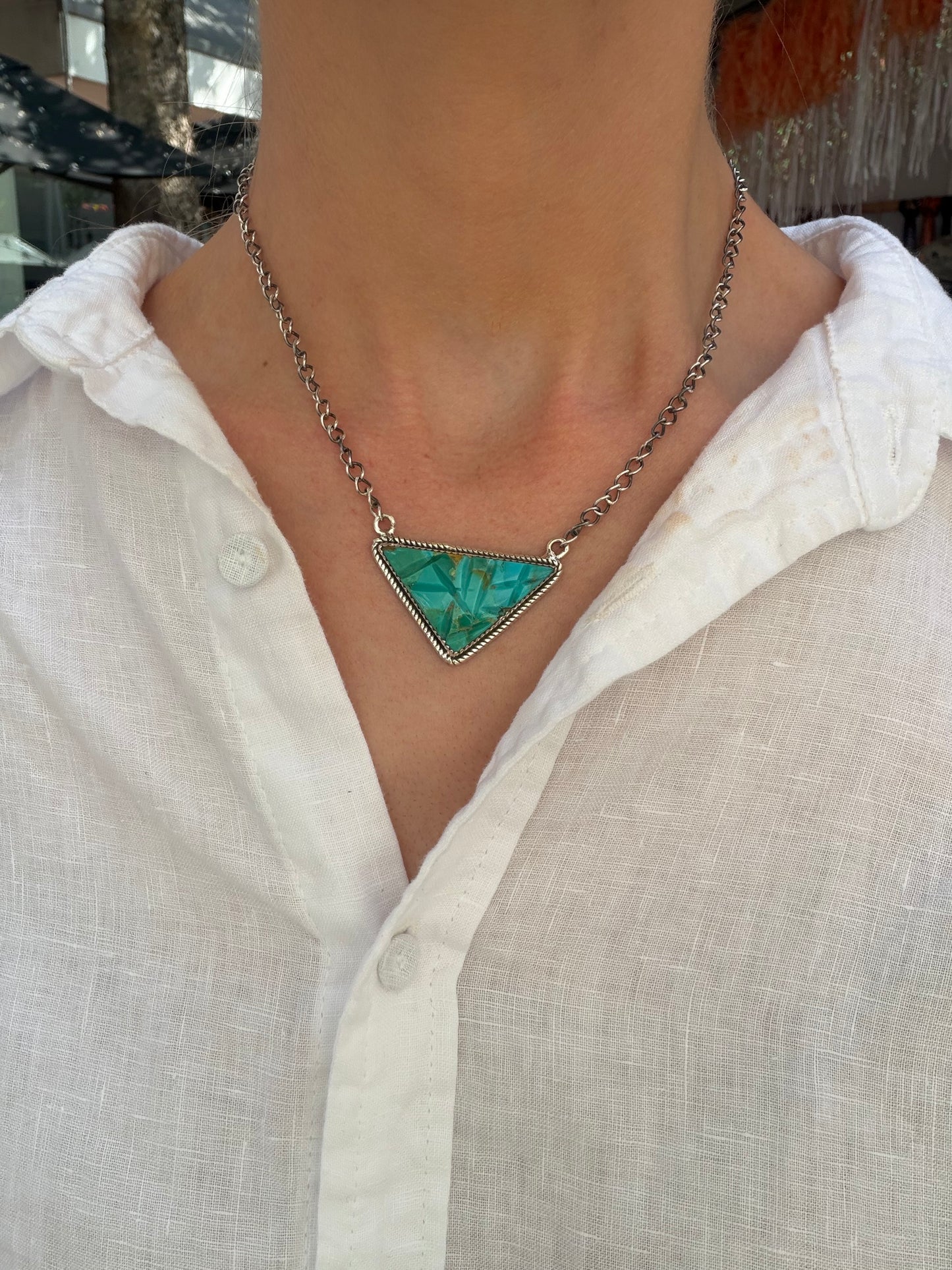 Carrie Necklace Kingman Turquoise