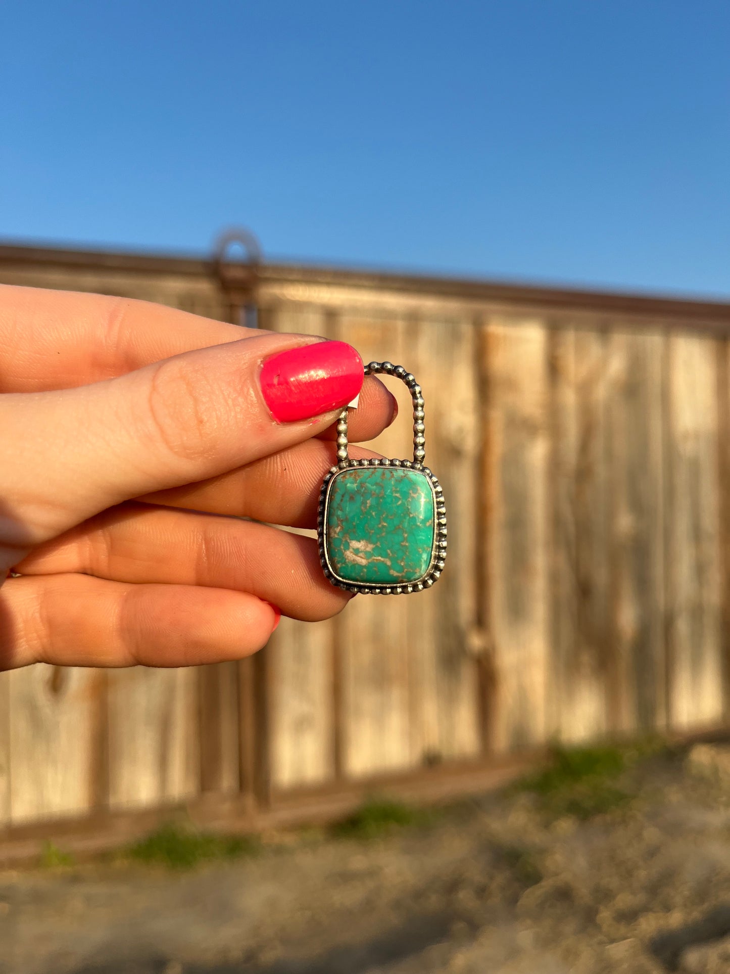 Navajo Royston Locket Pendant