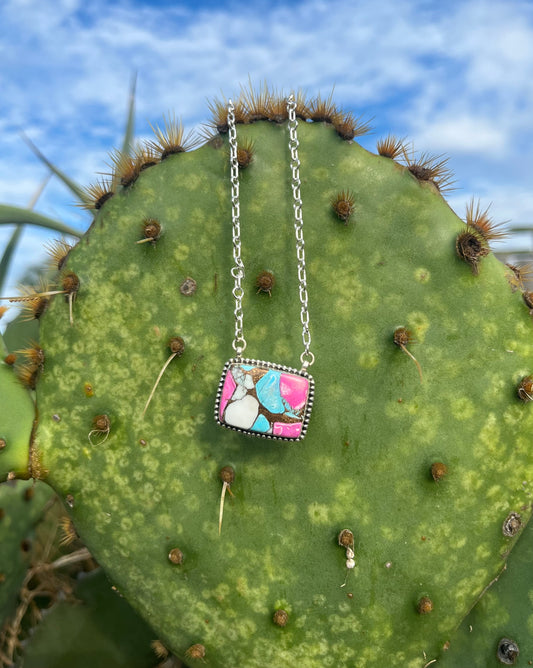 Chunky Cotton Candy Necklace