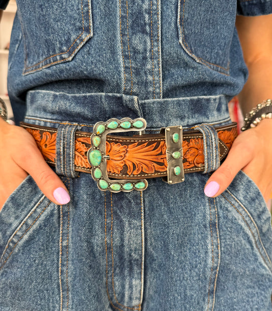 Buckle Set Kingman Turquoise
