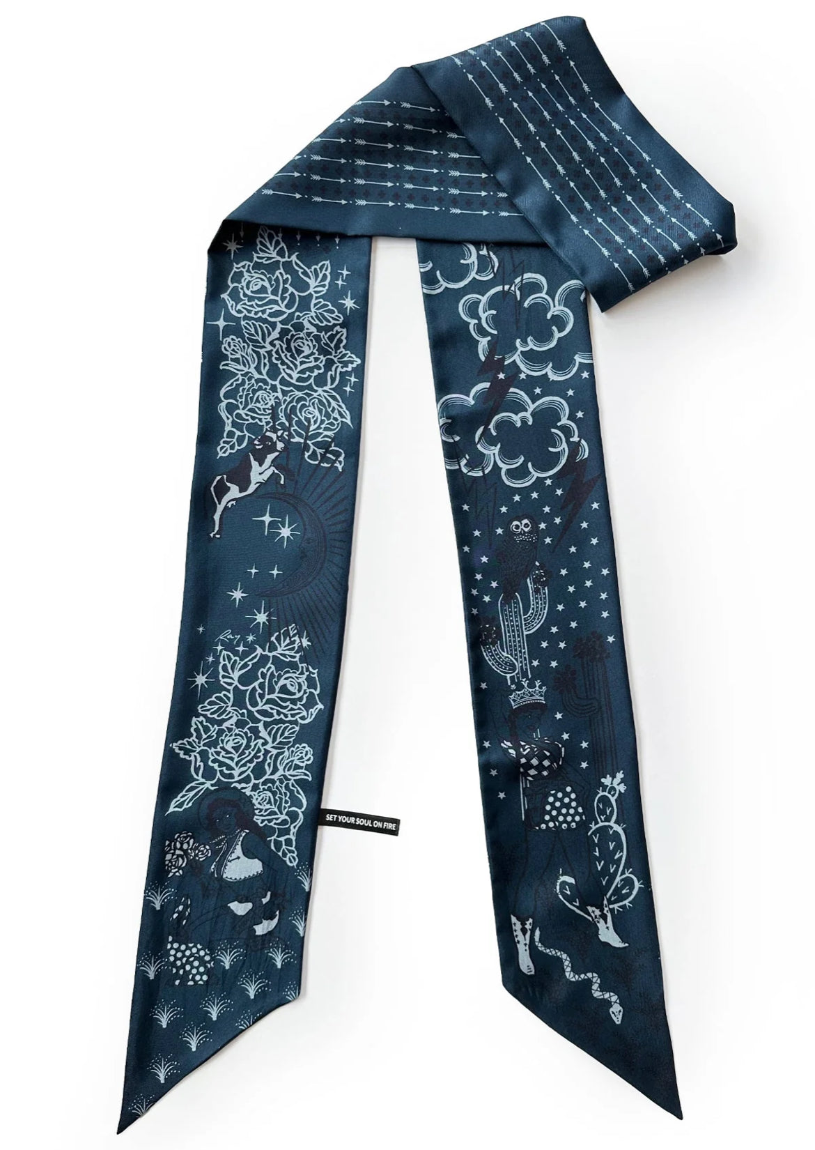 Cactus Rose Silky in Blue Corn