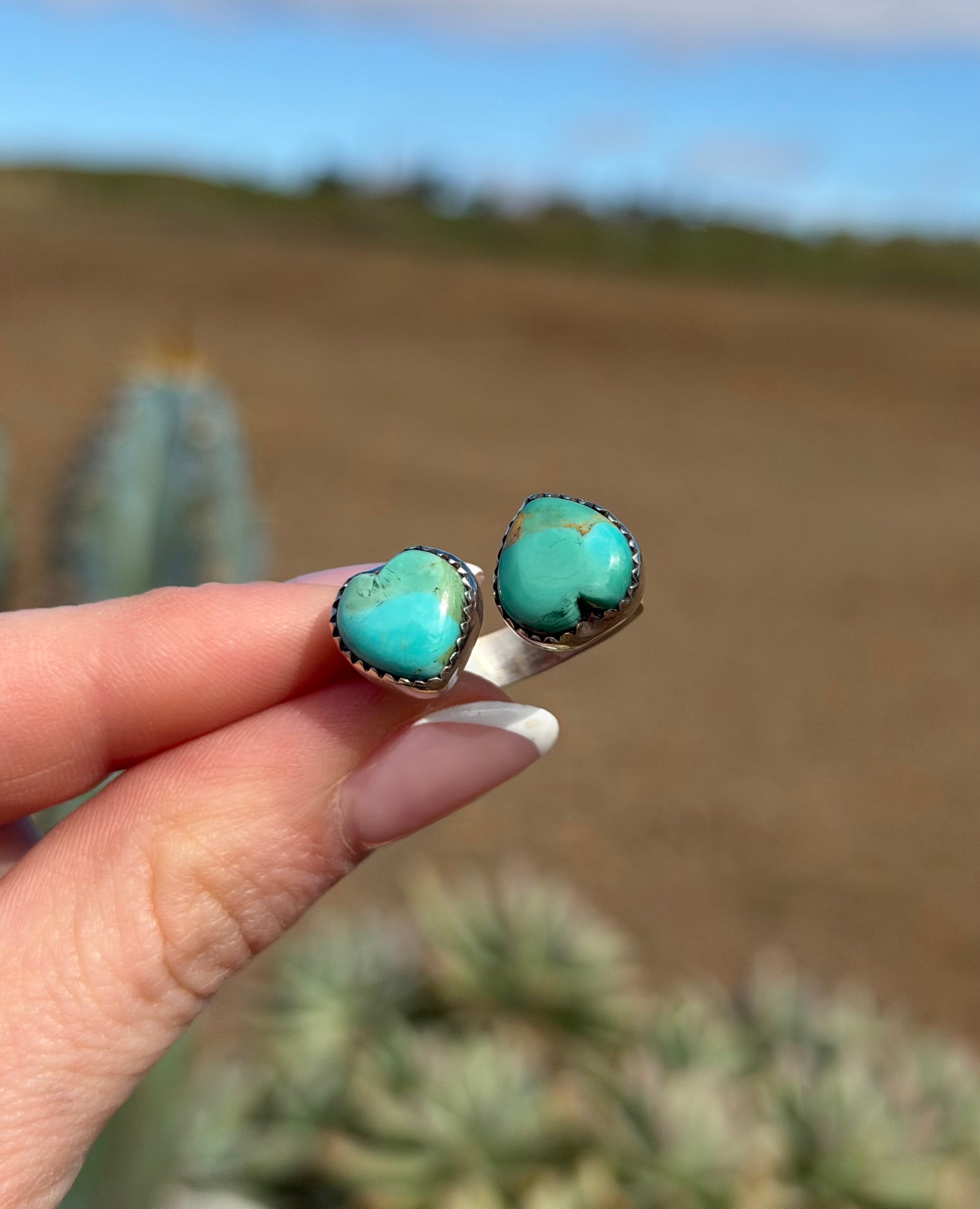 Heart Ring Kingman Turquoise