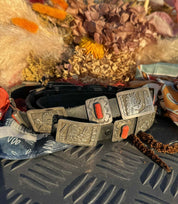 Navajo Story Teller Concho Belt