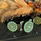 Navajo Cluster Concho Belt Blue