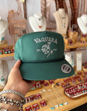 Green Vaquera Bucker Cap