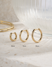 Minimalist Small Hoop Earrings - Multiple Sizes Available