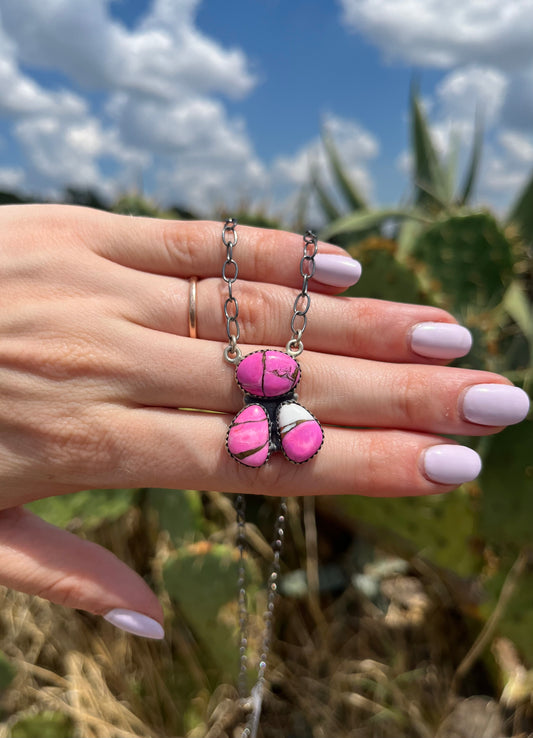 Cluster Cotton Candy Necklace