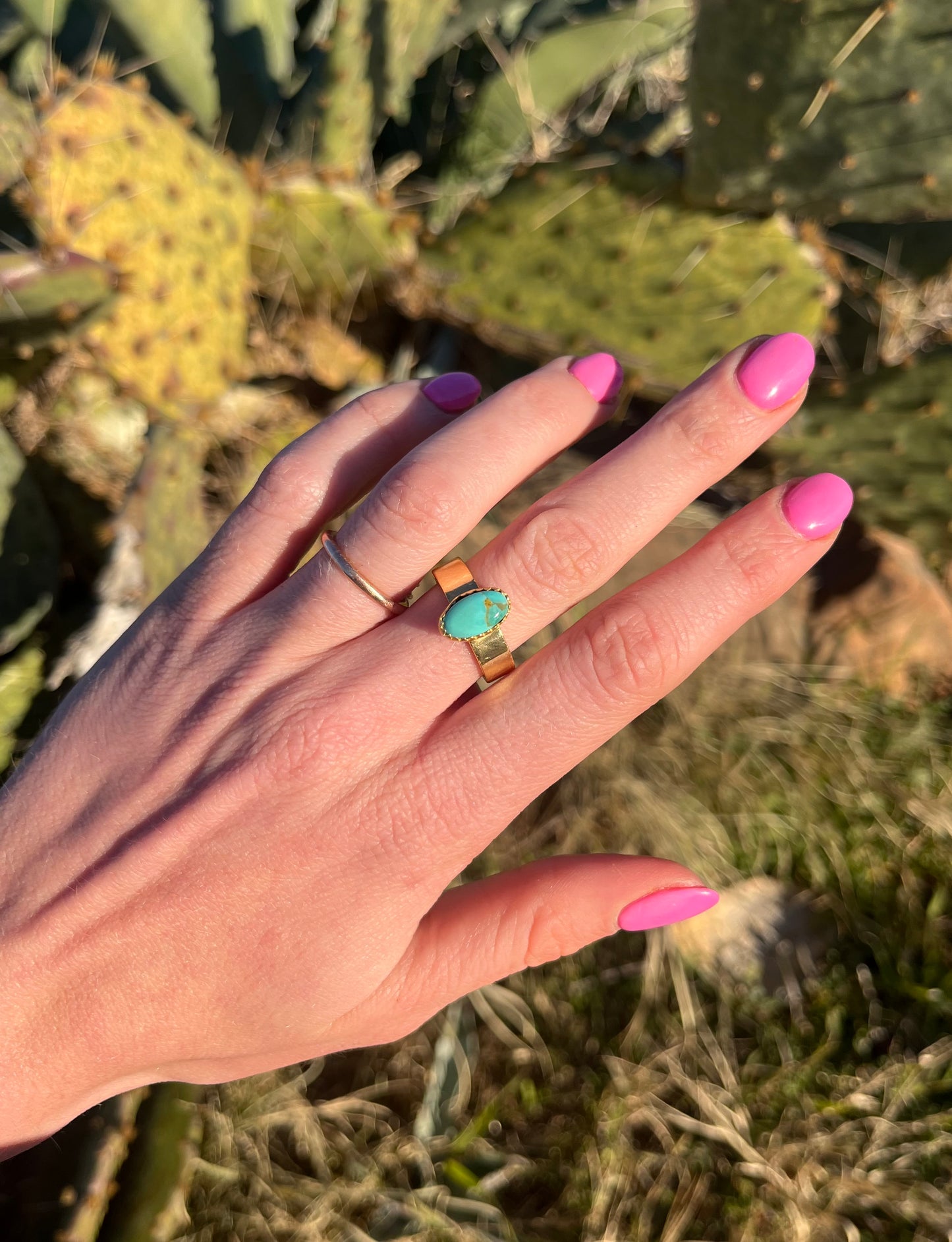 Ryder Turquoise & Gold Ring