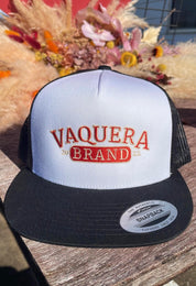Black & White Vaquera Brand Cap