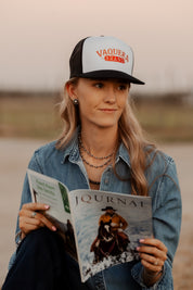 Black & White Vaquera Brand Cap