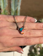 Allie Necklace Pink Dahlia
