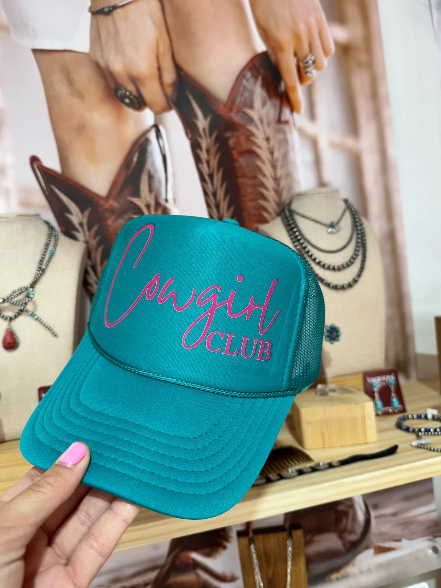 Cowgirl Club Foam Trucker Caps