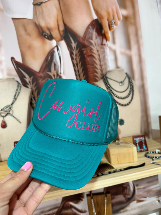 Cowgirl Club Foam Trucker Caps