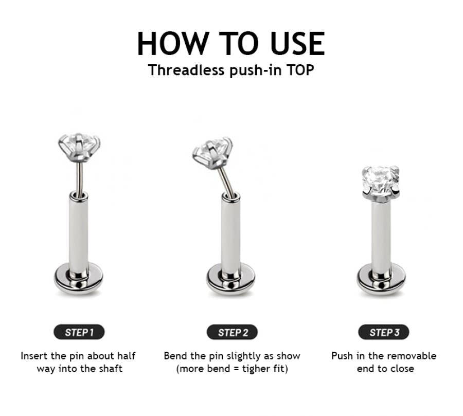 Star Flat Back Studs Gold