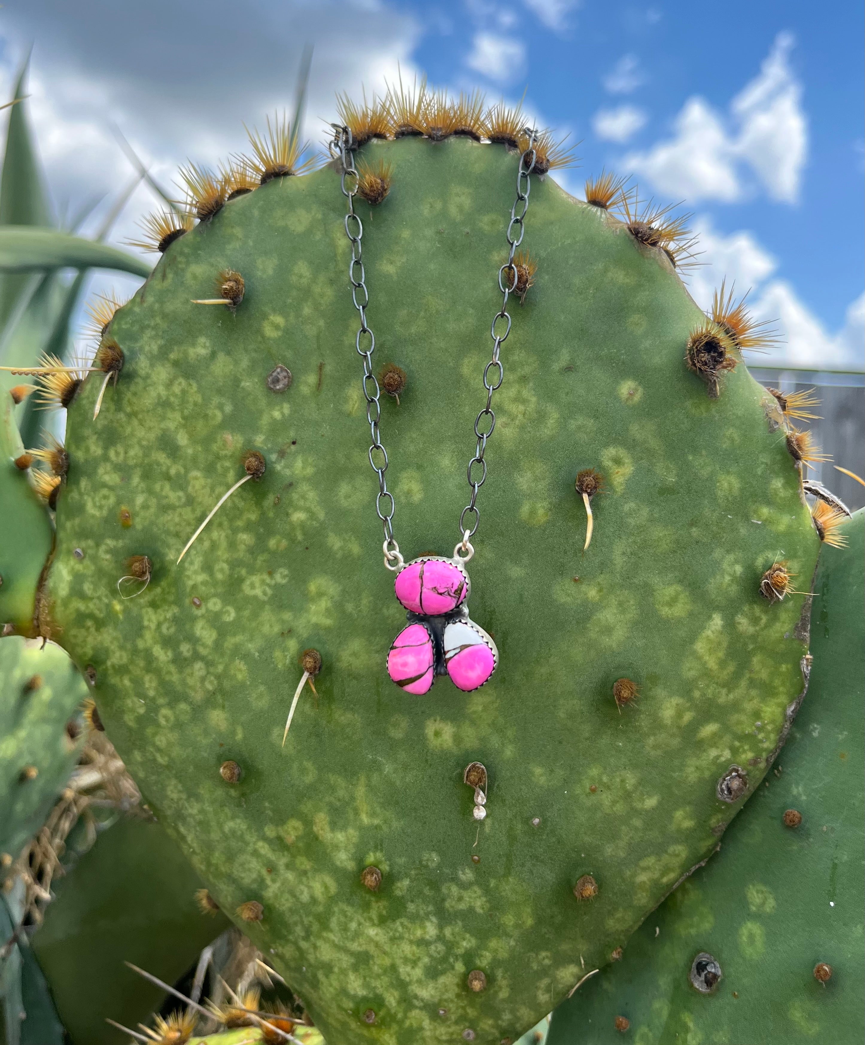 Cluster Cotton Candy Necklace