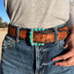 Kingman Turquoise Belt Buckle #1