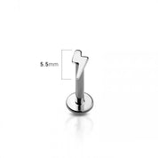 Lightning Bolt Flat Back Studs Gold