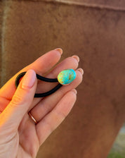 Kingman Turquoise Hair Tie Navajo