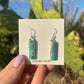 Kingman Turquoise Bar Dangle Earrings