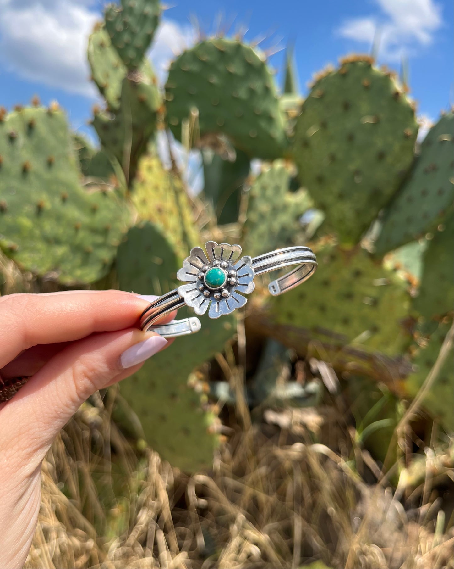 Navajo Flower Cuff
