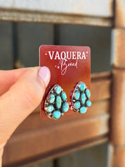 Navajo Kingman Cluster Studs
