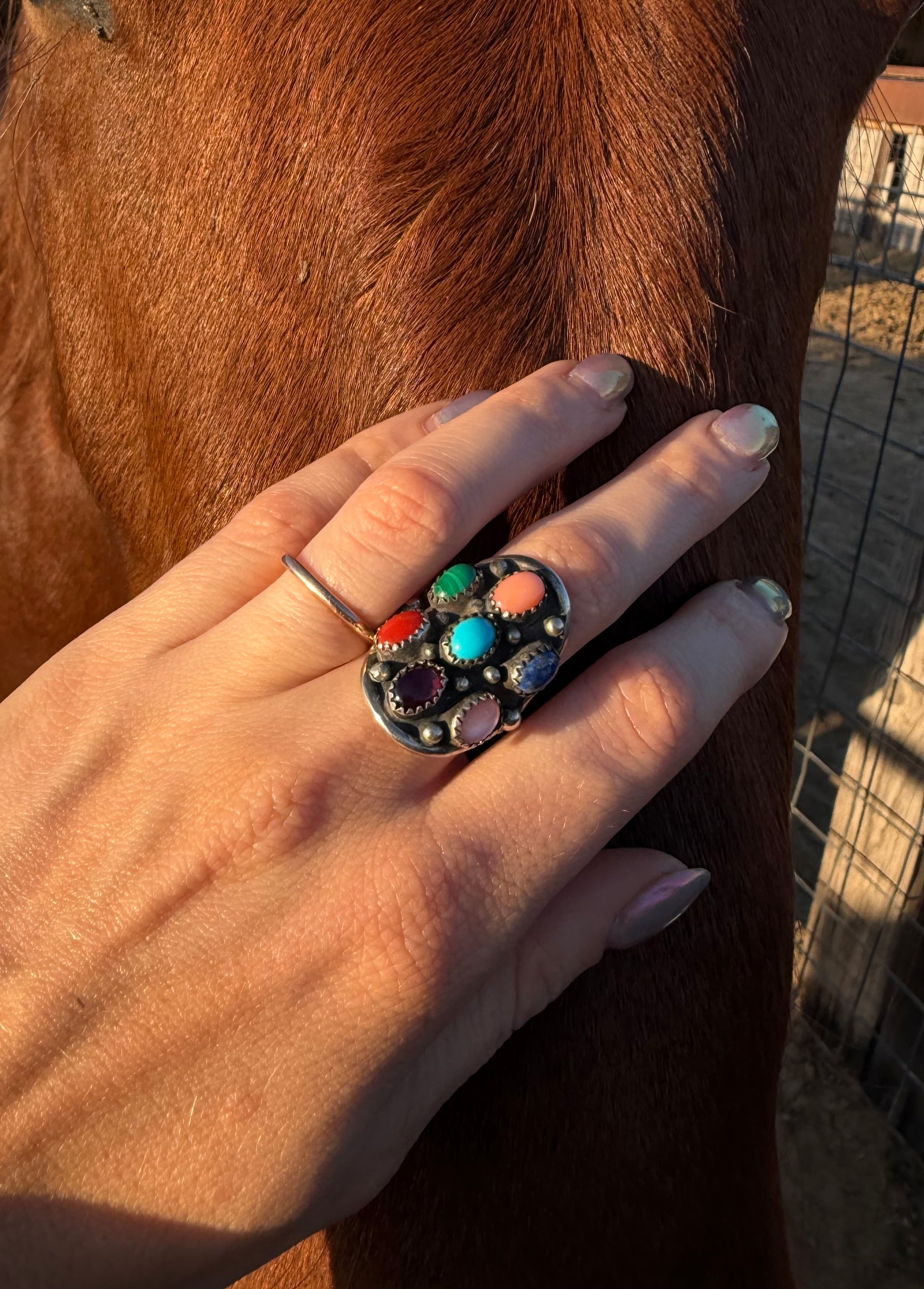 Navajo Multi Stone Ring