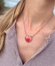 Navajo Spiny Heart Necklace