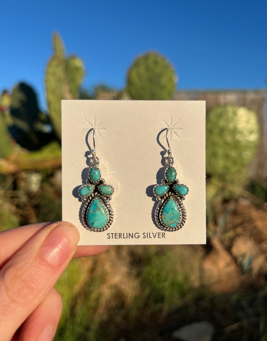 Carli Earrings Kingman Turquoise