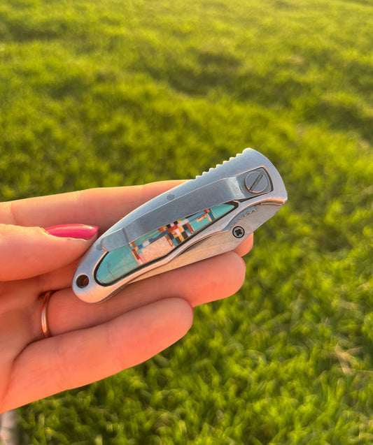 Turquoise Pocket Knife