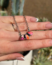 Clara Necklace Pink Dahlia