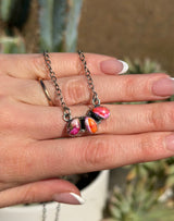 Clara Necklace Pink Dahlia