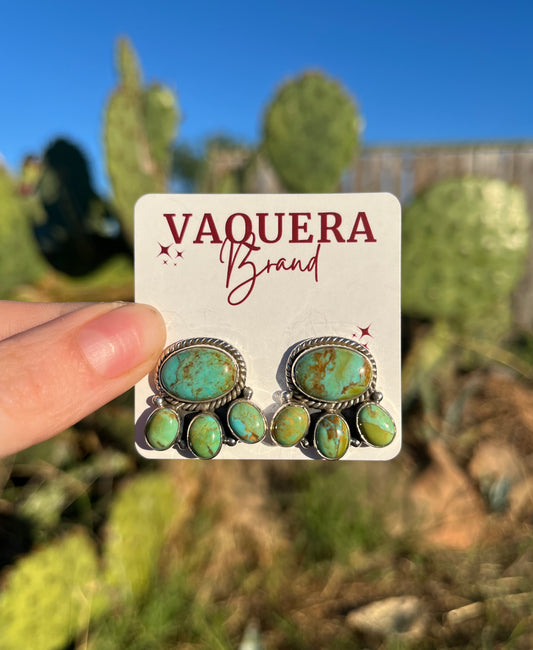 Penny Studs Kingman Turquoise