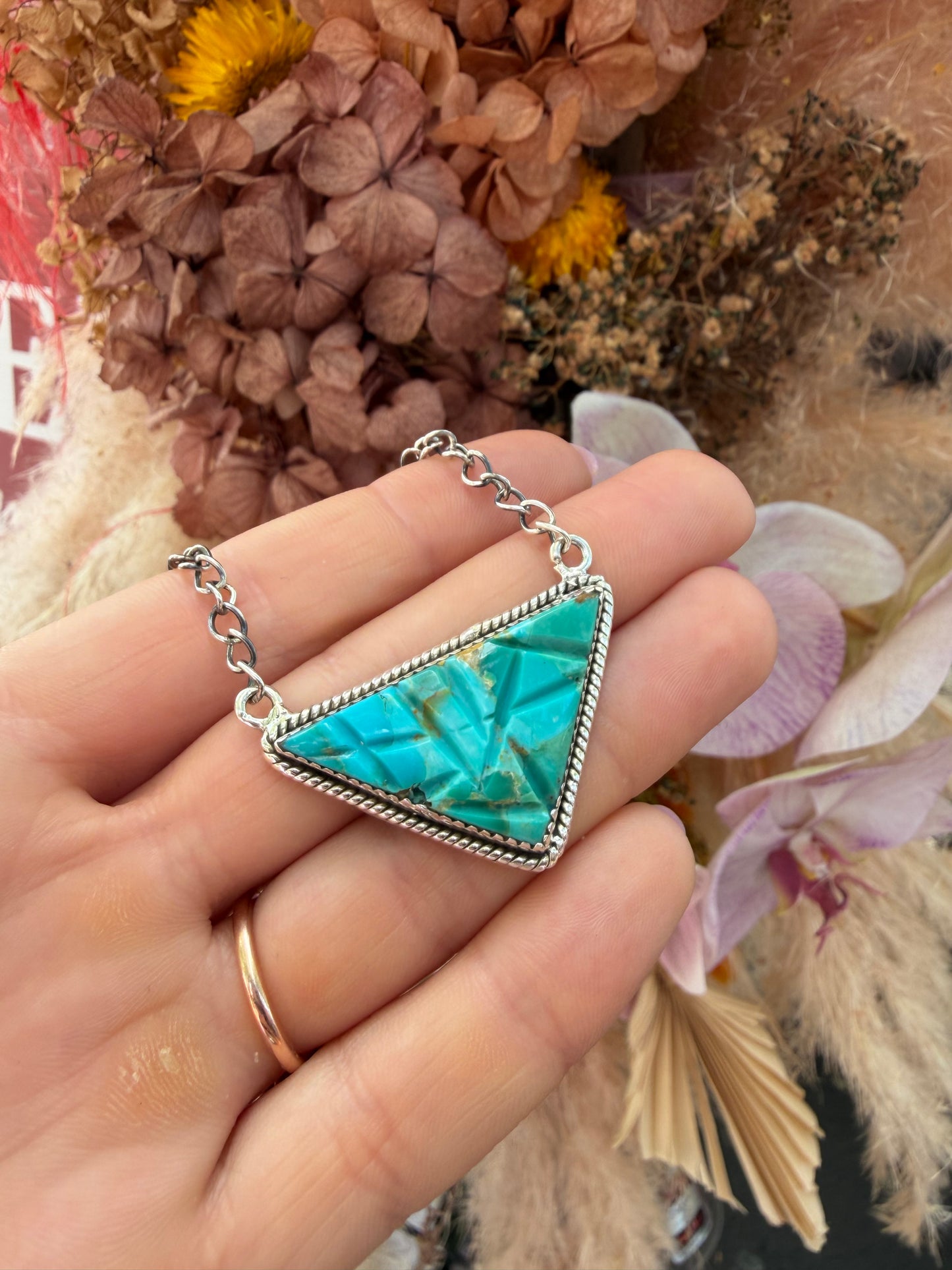 Carrie Necklace Kingman Turquoise