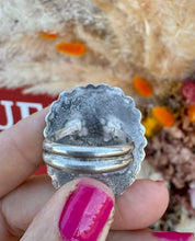 Navajo Vintage Spiderweb Turquoise Ring (read description)