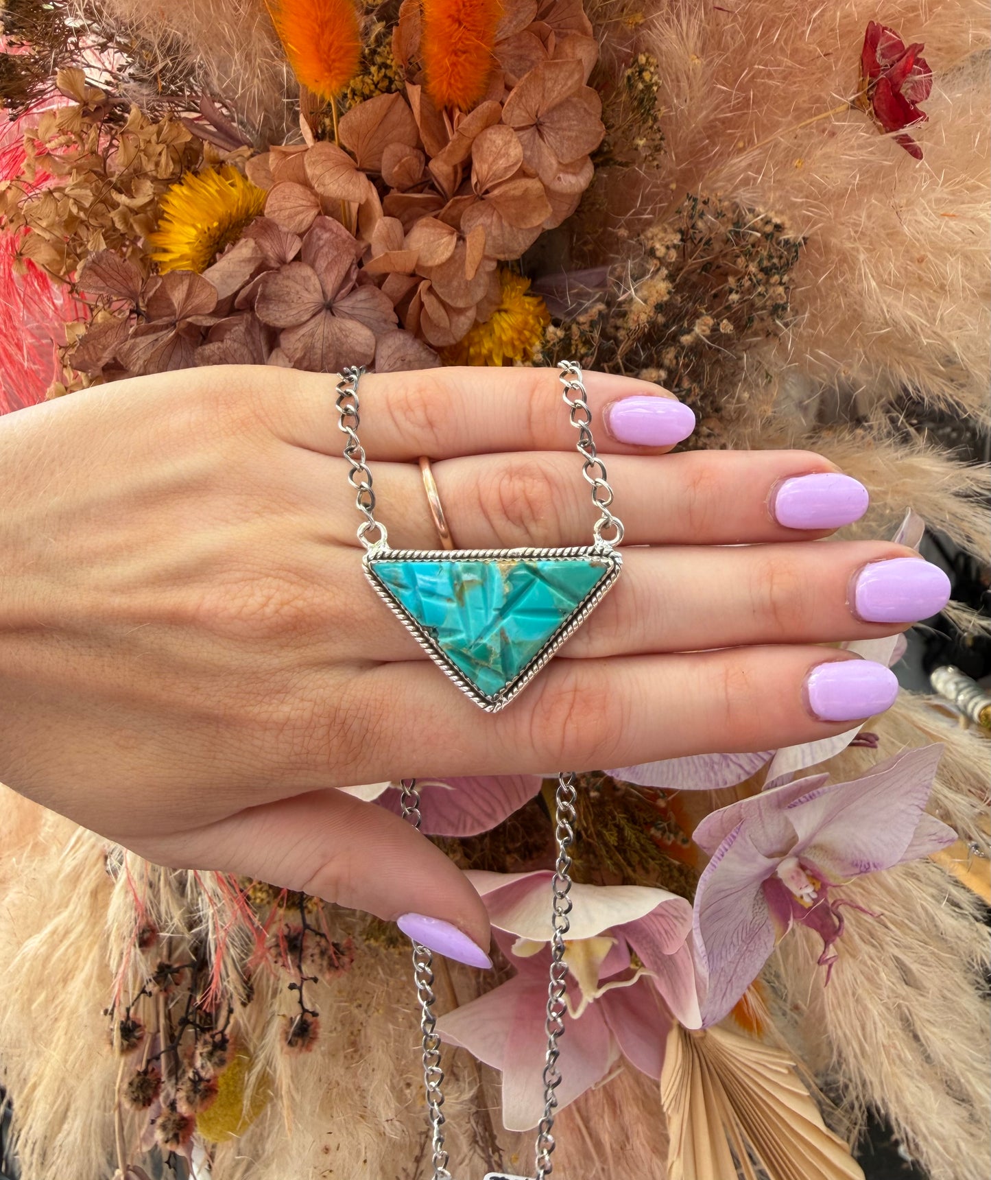 Carrie Necklace Kingman Turquoise