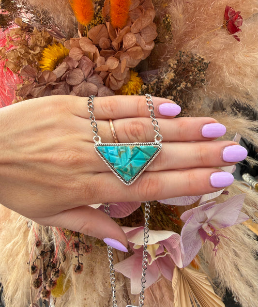 Carrie Necklace Kingman Turquoise