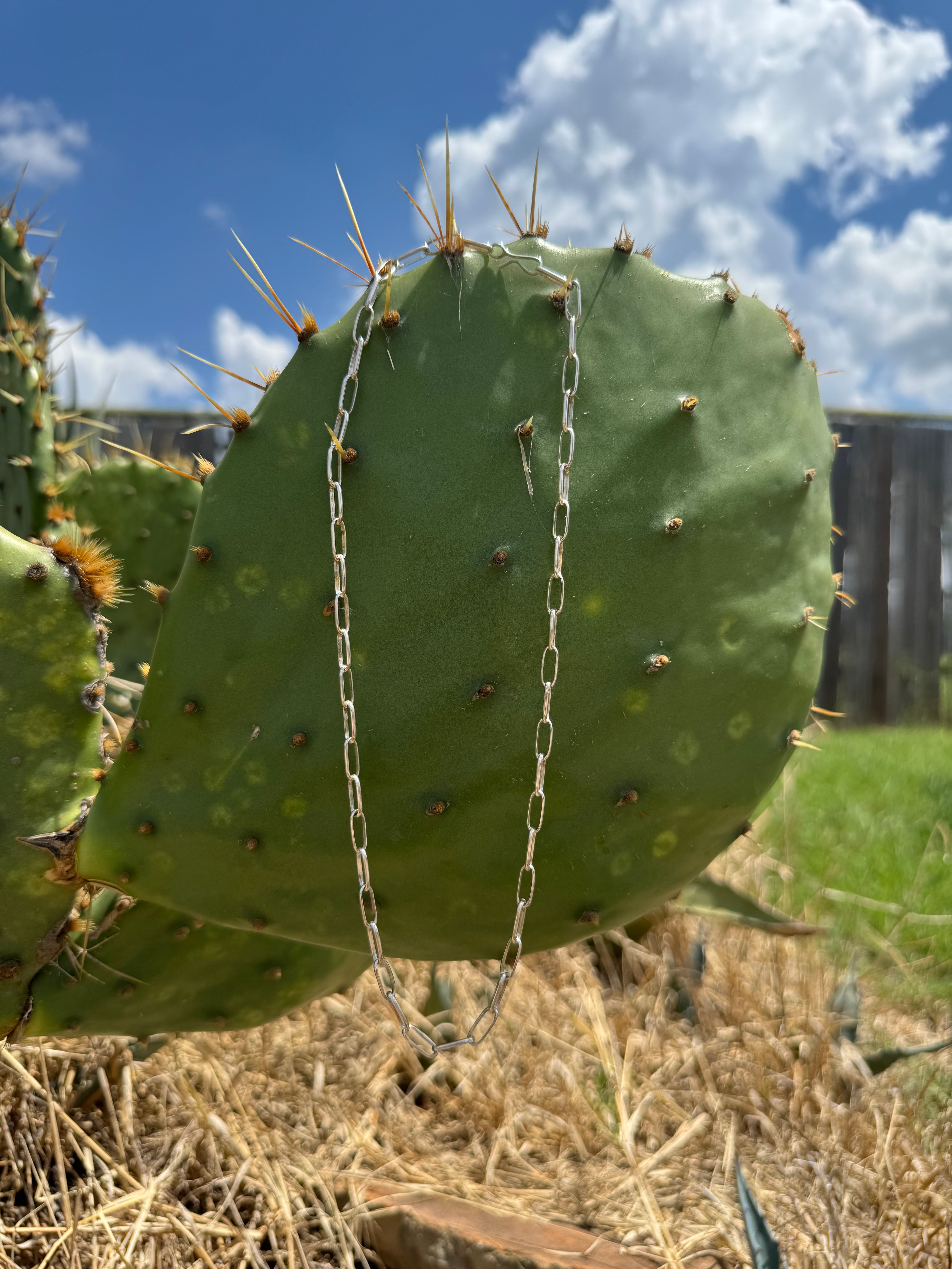 24inch Paperclip Chain Necklace Navajo