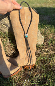 Navajo Bolo Tie with Turquoise