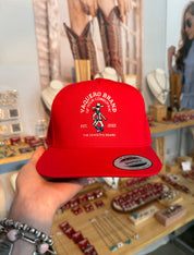 Red Moustache Cowboy Cap