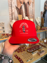 Red Moustache Cowboy Cap
