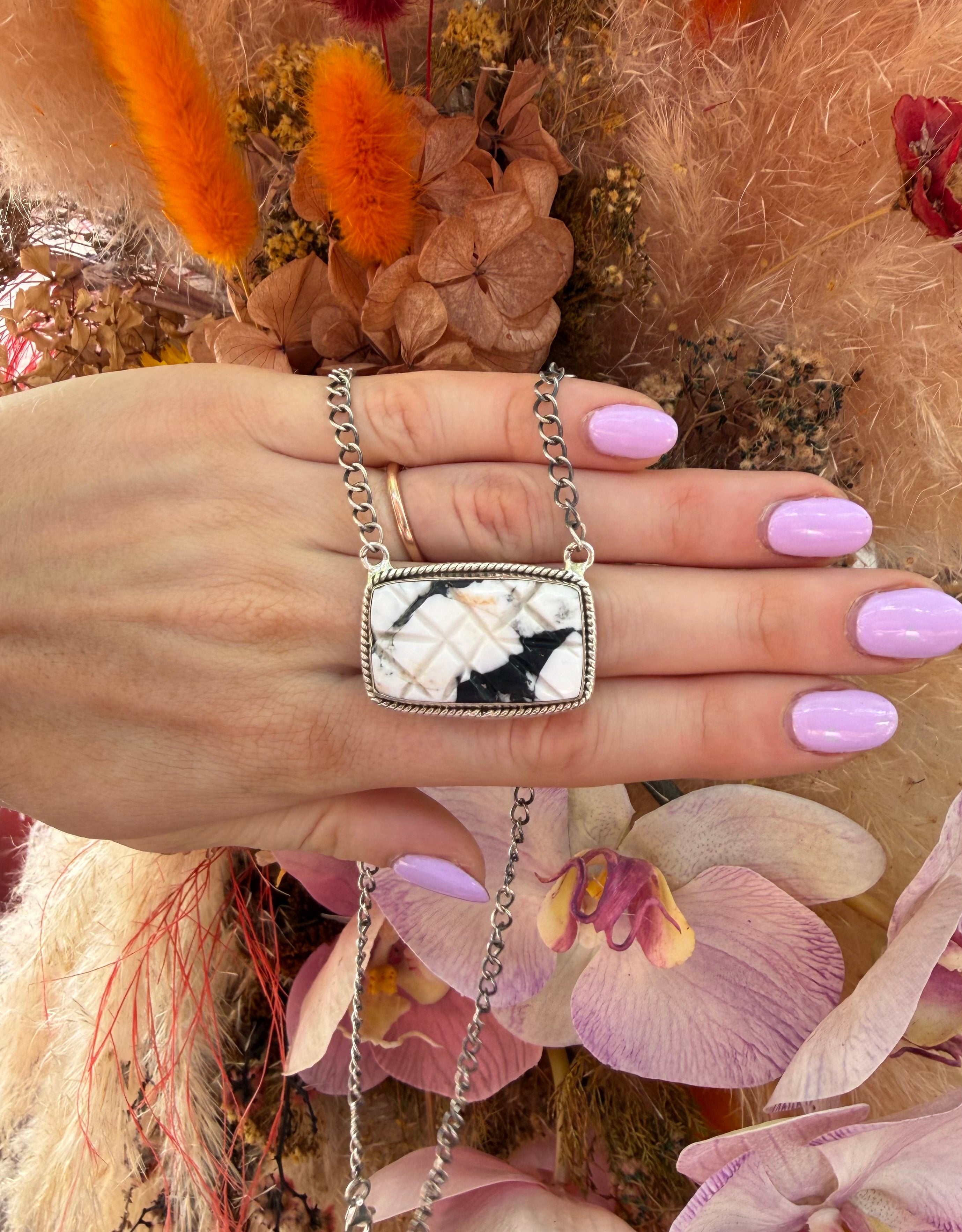 Megan Necklace White Buffalo