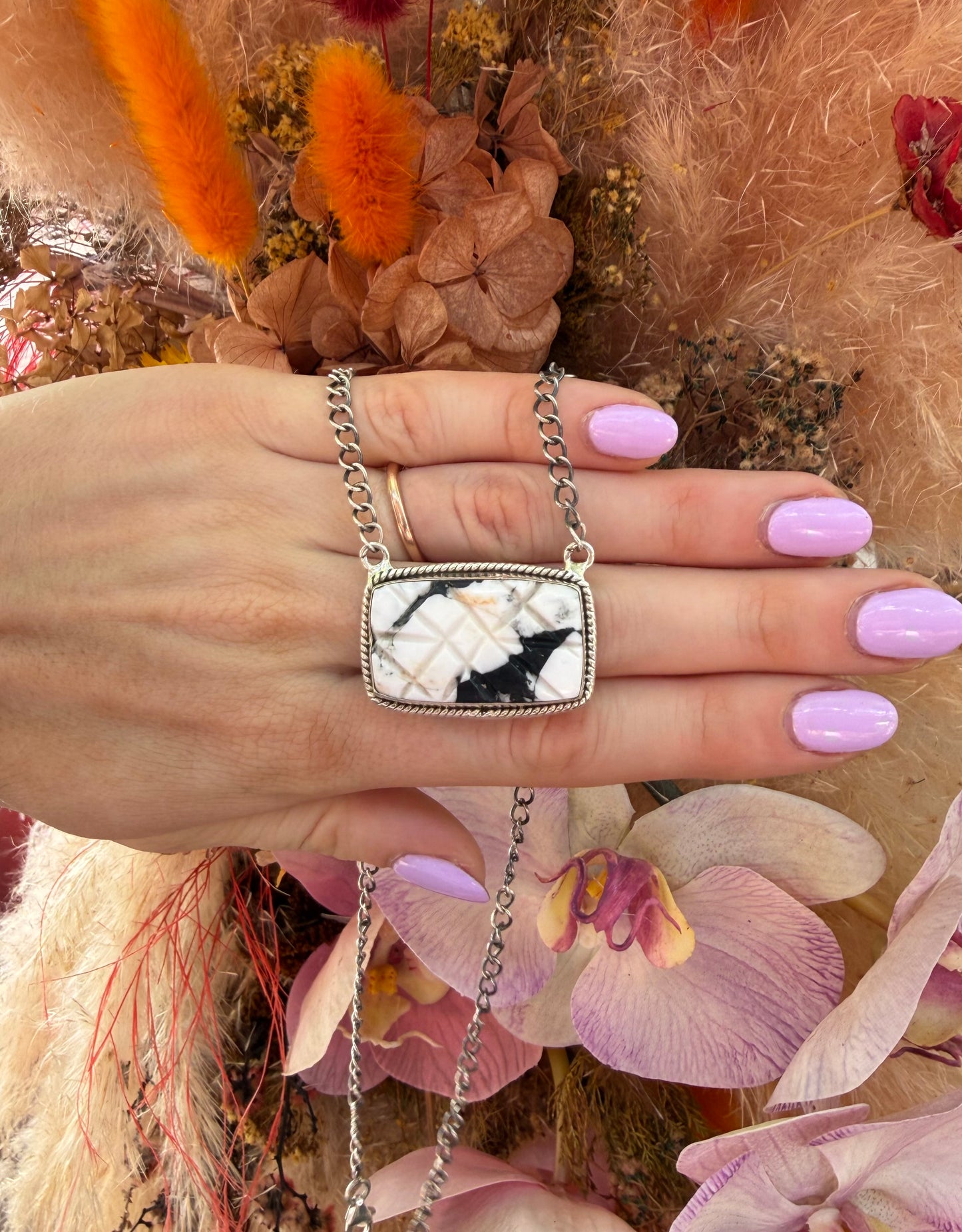 Megan Necklace White Buffalo