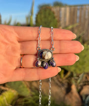Penny Necklace Violet Rose