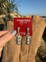 Navajo Silver Statement Earring #3