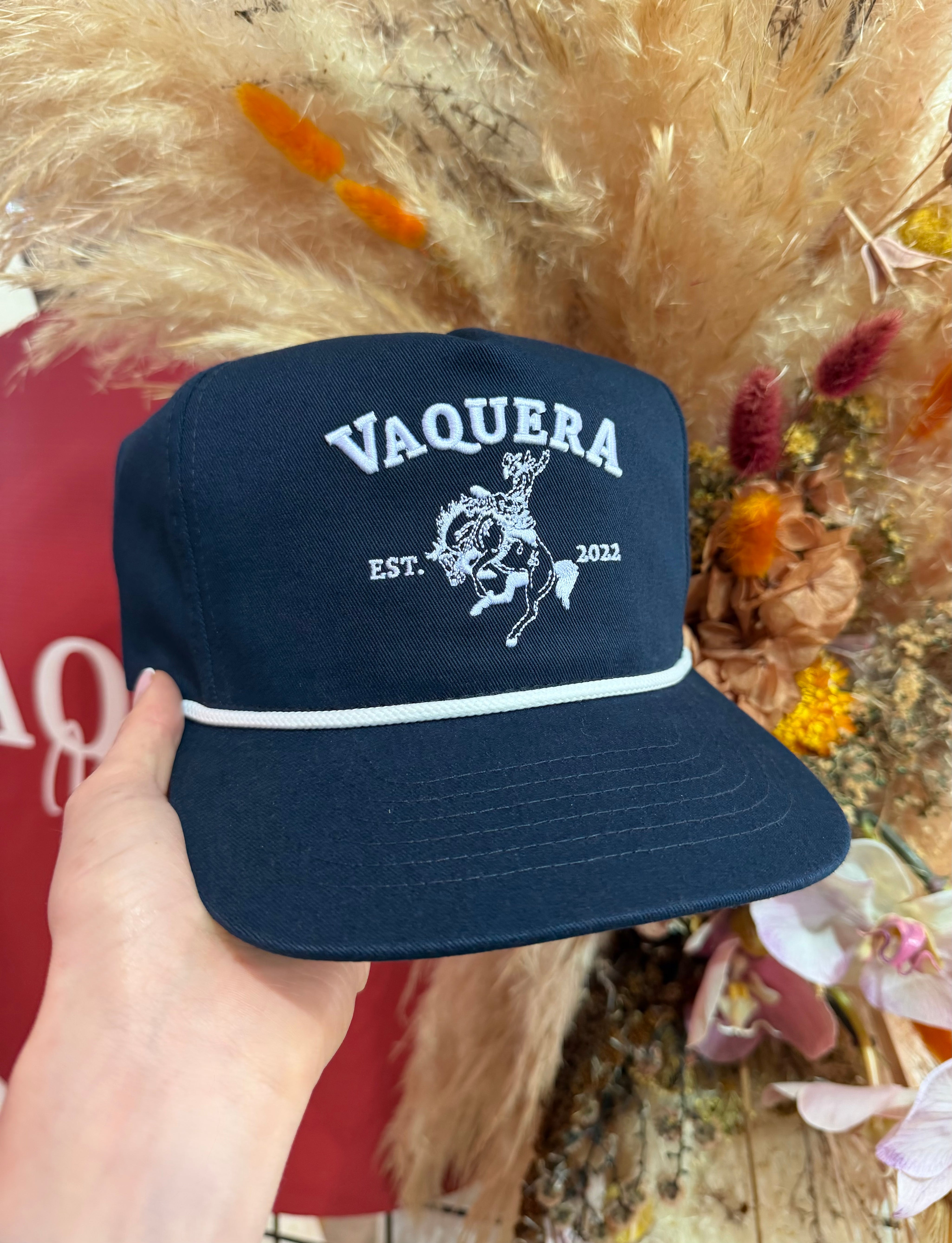 Navy Soft Crown Vaquera Cap