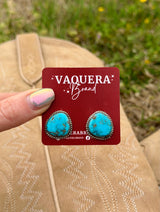 Navajo Kingman Turquoise Studs #2