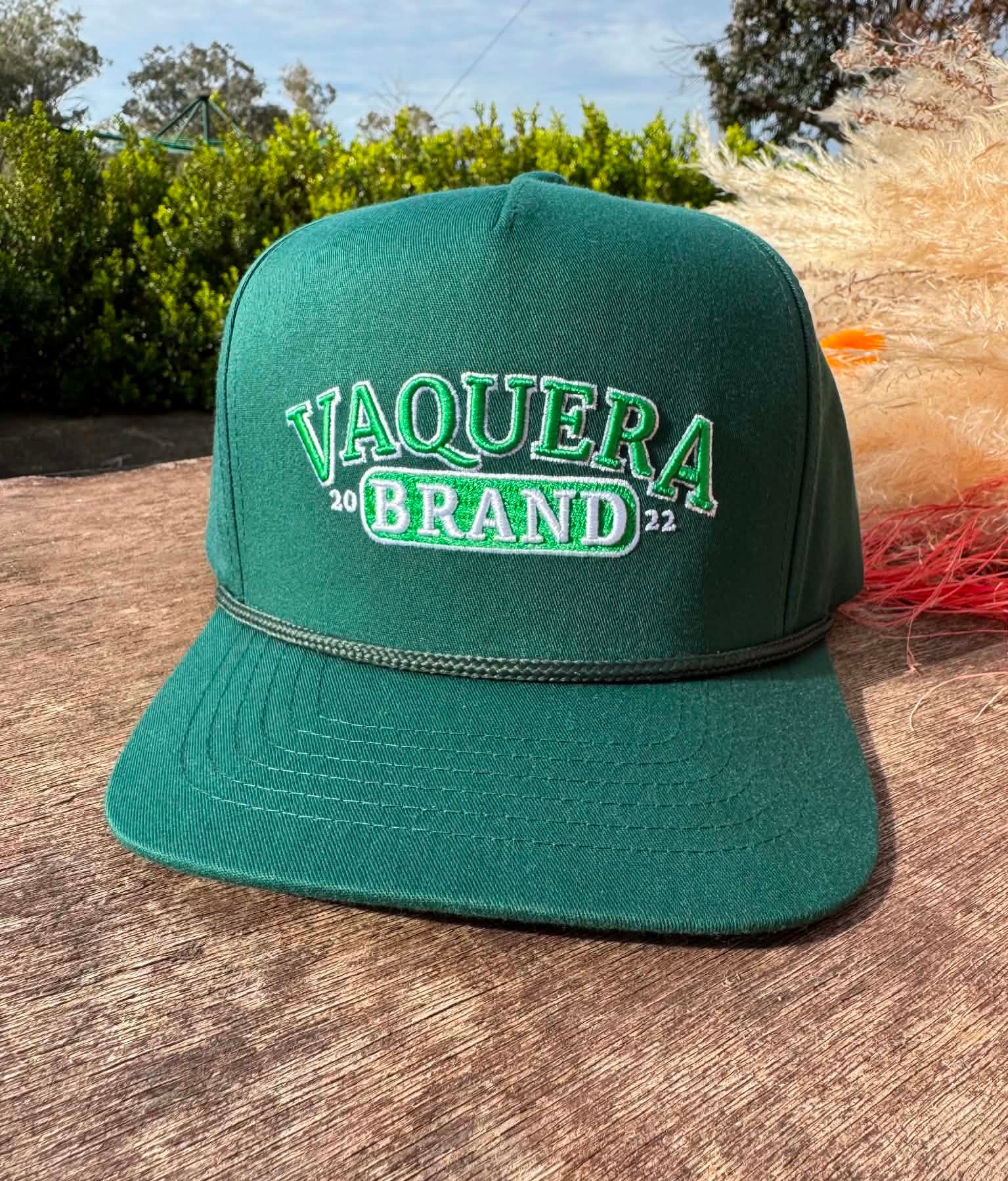 Green Vaquera Brand Cap