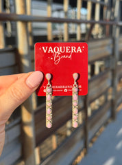 Purple Desert Navajo Bar Earrings