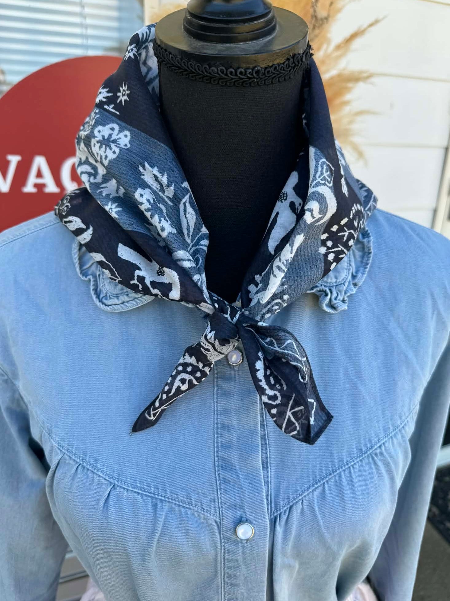 Woven Coverlet Shorty